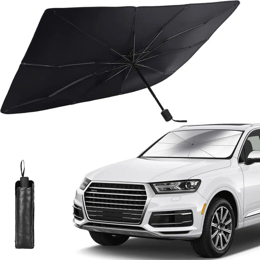 Car Windshield Sunshade Umbrella – 10-Bone Retractable Shield For Instant Heat Block