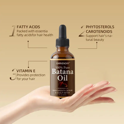 Batana Rosemary Oil for Thicker, Fuller & Stronger-Looking Hair