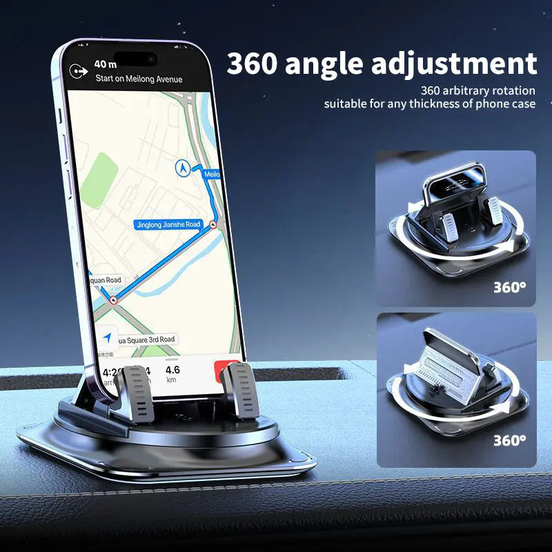 360° Rotatable Car Phone Mount – Ultra-Strong Suction For Shake-Free Navigation