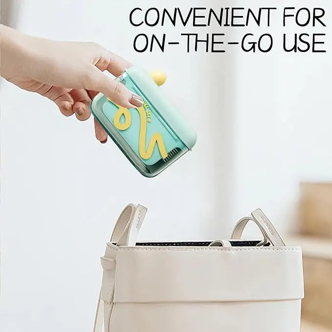 Automatic Pop-up Portable Floss Dispenser - Grab your dental floss without touching the rest