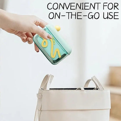 Automatic Pop-up Portable Floss Dispenser - Grab your dental floss without touching the rest