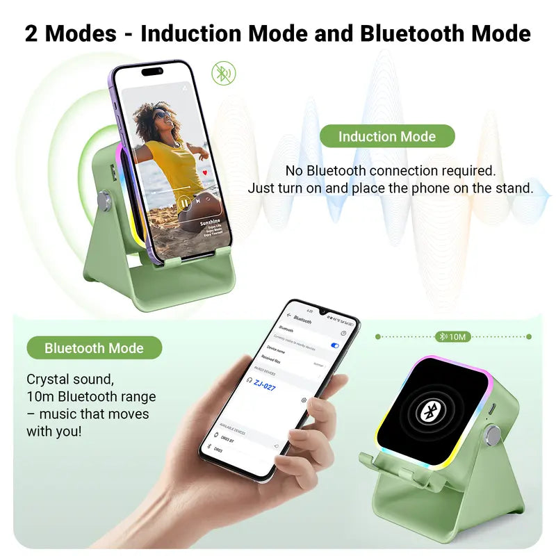 Wireless Induction Speaker Stand – Instant Sound Boost Without Bluetooth