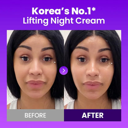 3D Lifting Night Cream – 17-Peptide & Probioderm Complex For Instant Sculpted Radiance