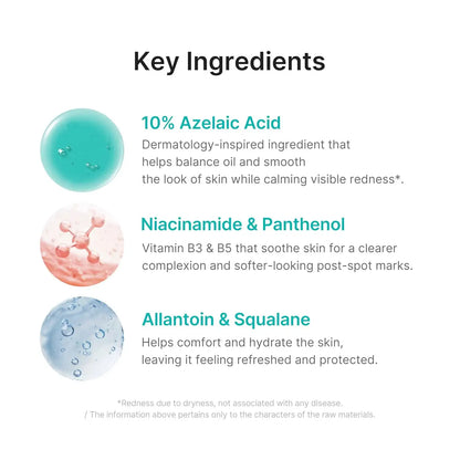 Azelaic Acid 10% Soothing Serum – Advanced Calming Formula For Redness & Post-Blemish Marks