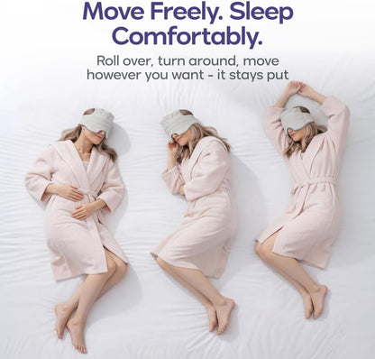Weighted Sleep Mask – Strapless 360° Pressure Touch For Instant Deep Relaxation