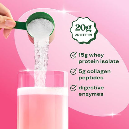 Clear Whey & Collagen Drink – Light Fruity Refreshment For Clean Muscle & Radiance