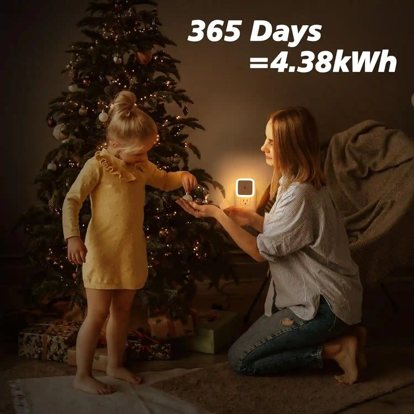 6 PCS LED Night Light – Dusk-To-Dawn Smart Sensor For Effortless Nighttime Safety