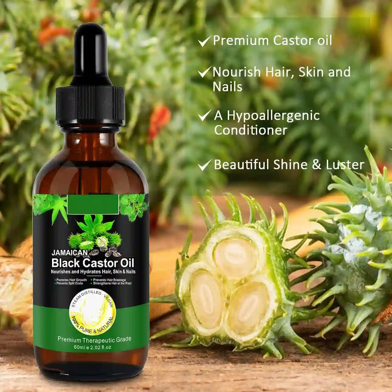 Black Castor Oil – Deep Follicle Activation For Maximum Hair & Lash Growth