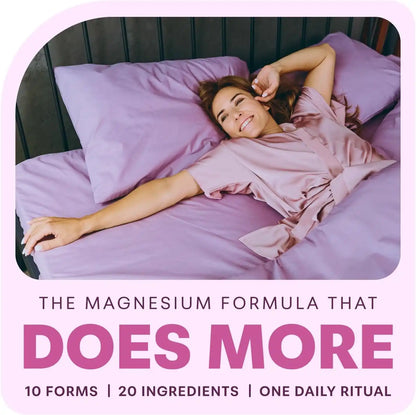 Women's Magnesium Complex Capsules – 20-in-1 Advanced Blend For Relaxation, Sleep & Daily Wellness