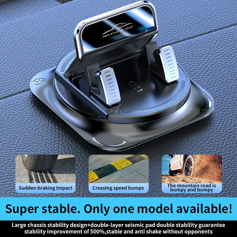 360° Rotatable Car Phone Mount – Ultra-Strong Suction For Shake-Free Navigation