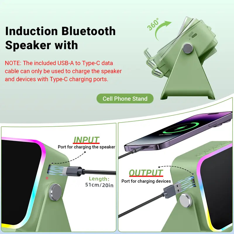 Wireless Induction Speaker Stand – Instant Sound Boost Without Bluetooth
