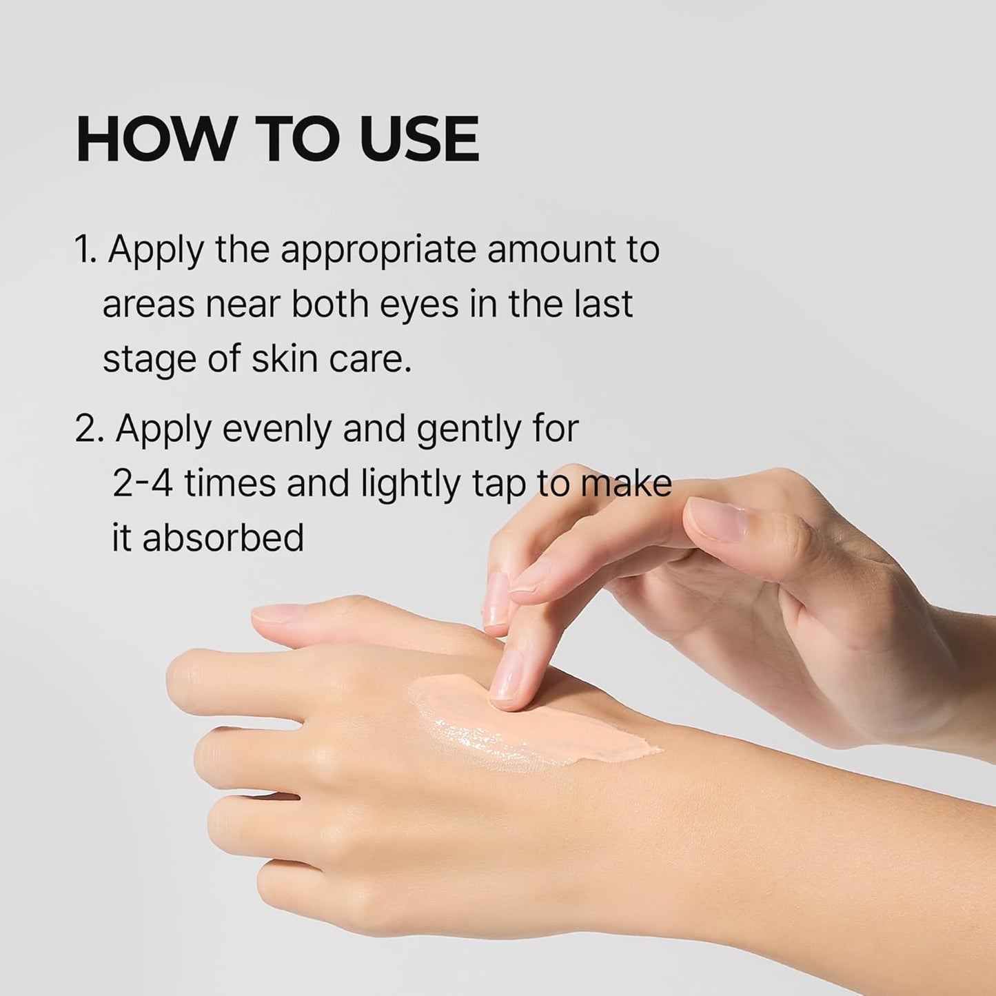 Active Calcium Eye Cream – Peach-Tinted Rebornic™ Technology For Instant Dark Spot Cover & Wrinkle Repaving