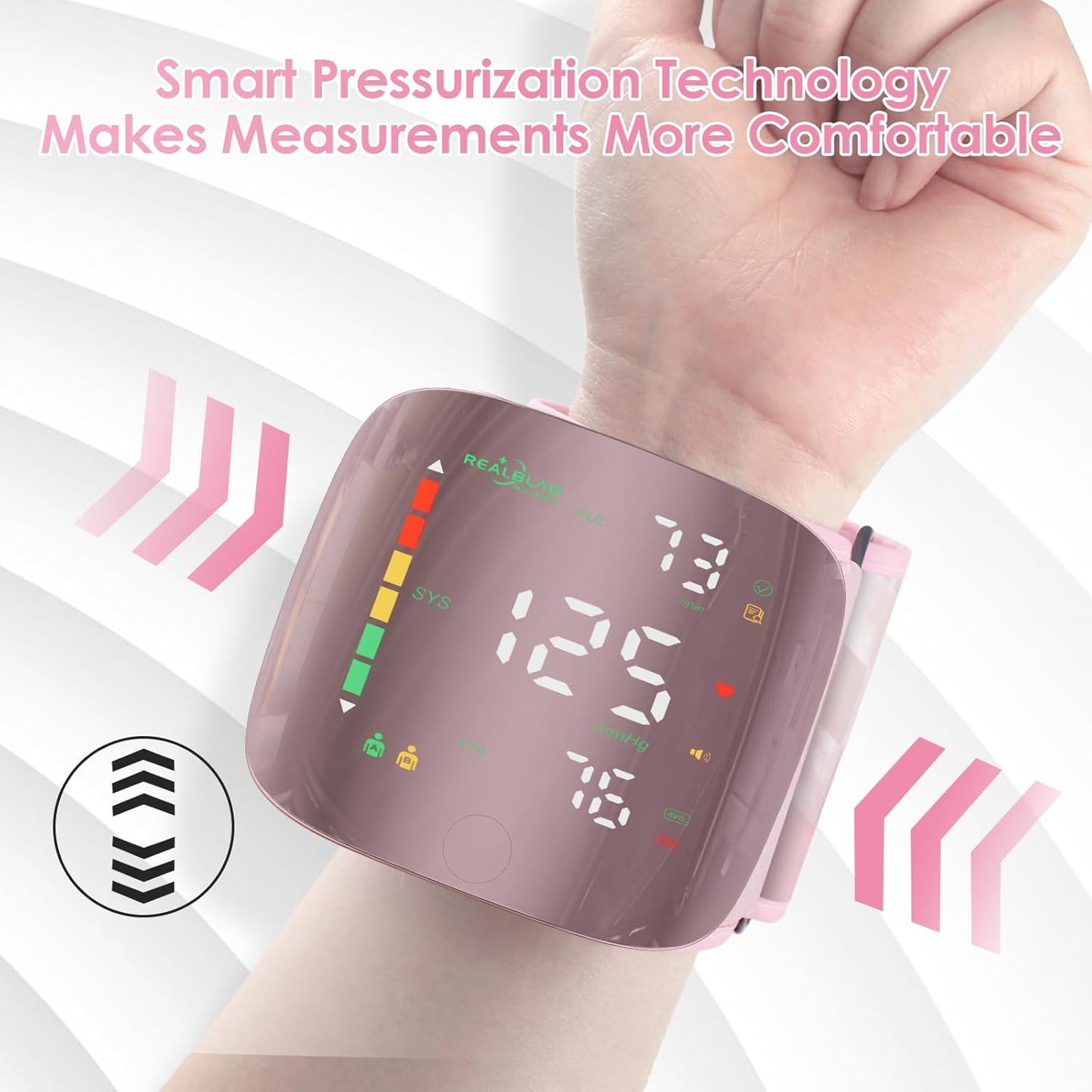 3-Second One-Touch Wrist BP Monitor – Hospital-Grade Accuracy, Instant Heart Tracking Anywhere