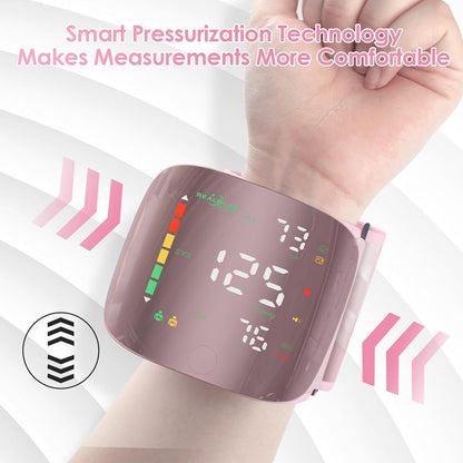 3-Second One-Touch Wrist BP Monitor – Hospital-Grade Accuracy, Instant Heart Tracking Anywhere