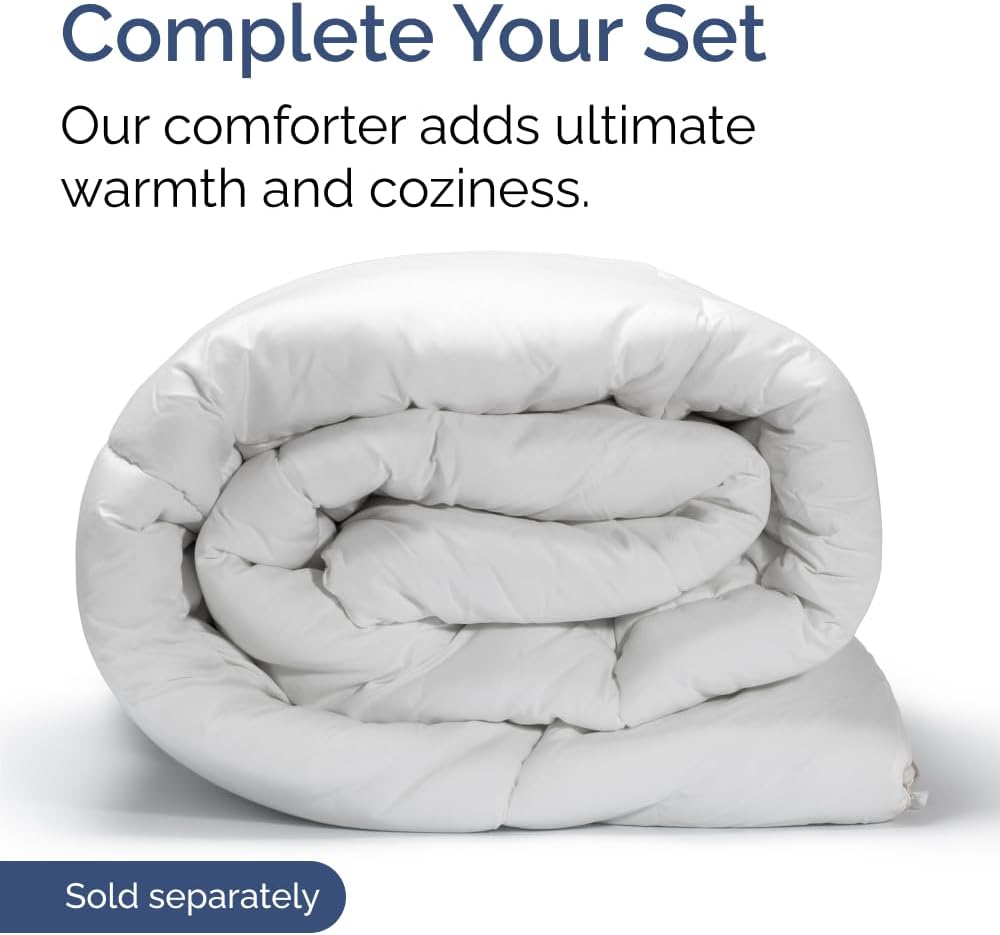 4-Piece Bedding Sheet Set –  Ultra-Deep Snug Fit For Sweat-Free Cooling Comfort