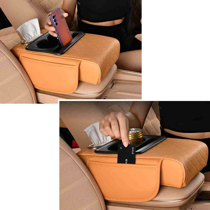 4-in-1 Console Armrest Cover - Drive in Total Comfort with Instant Reach Storage