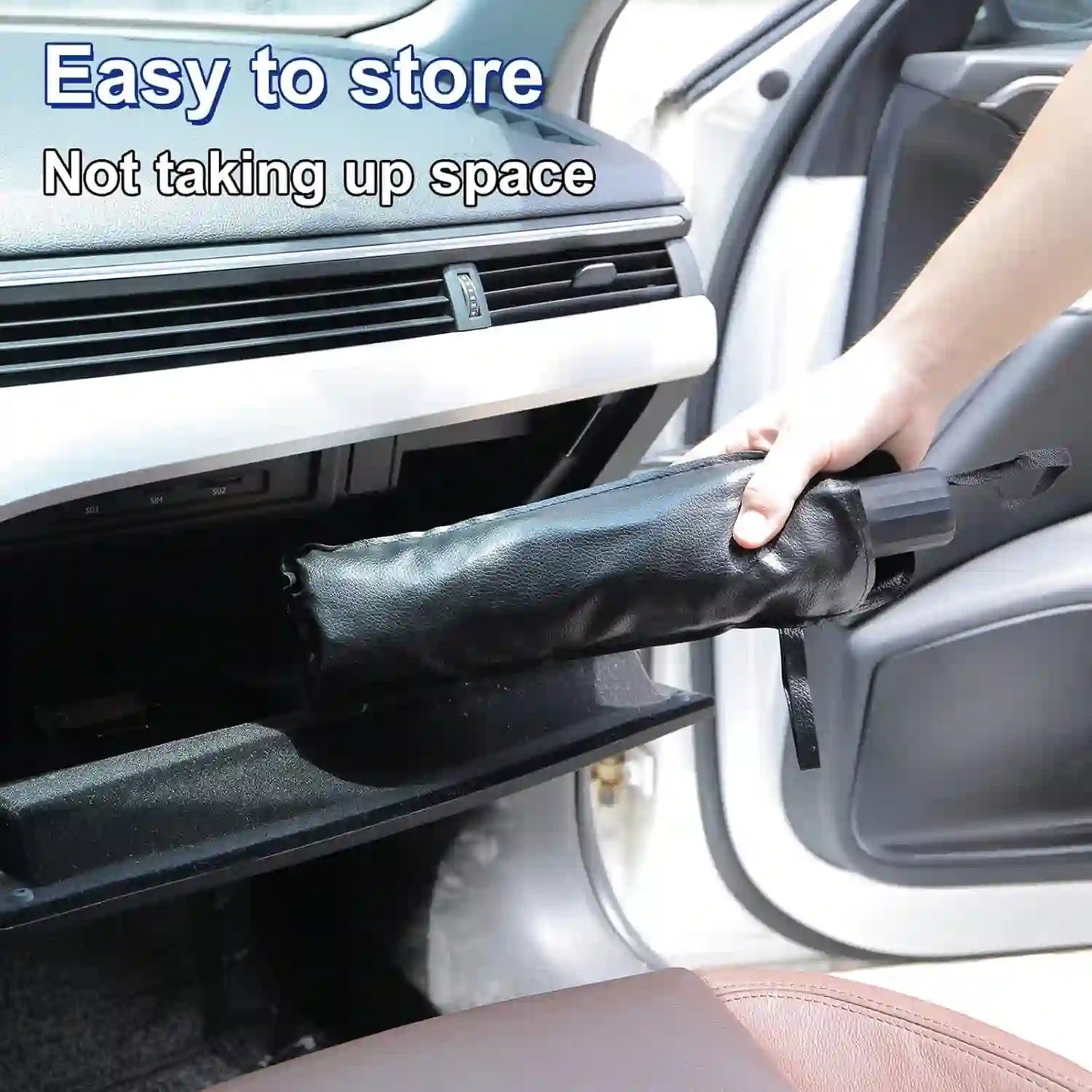 Car Windshield Sunshade Umbrella – 10-Bone Retractable Shield For Instant Heat Block