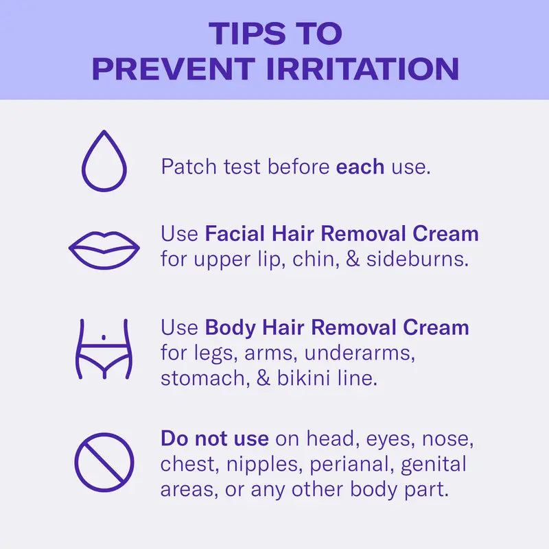 Body Hair Removal Cream – Gentle Sensitive Formula For 7-Day Lasting Smoothness