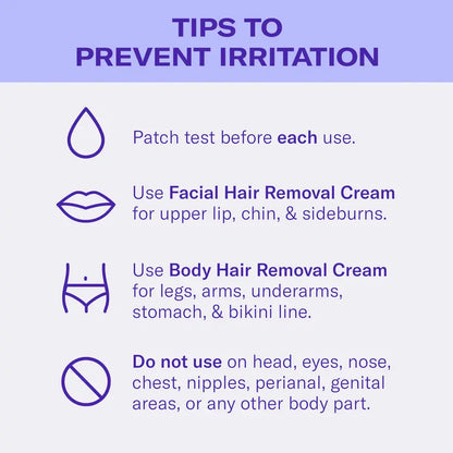Body Hair Removal Cream – Gentle Sensitive Formula For 7-Day Lasting Smoothness