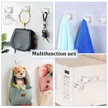 Adhesive Curtain Rod Holders – Drill-Free Spring Clip Mechanism For Damage-Free Wall Mounting