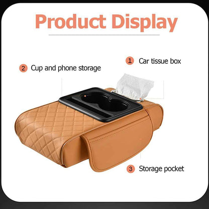 4-in-1 Console Armrest Cover - Drive in Total Comfort with Instant Reach Storage