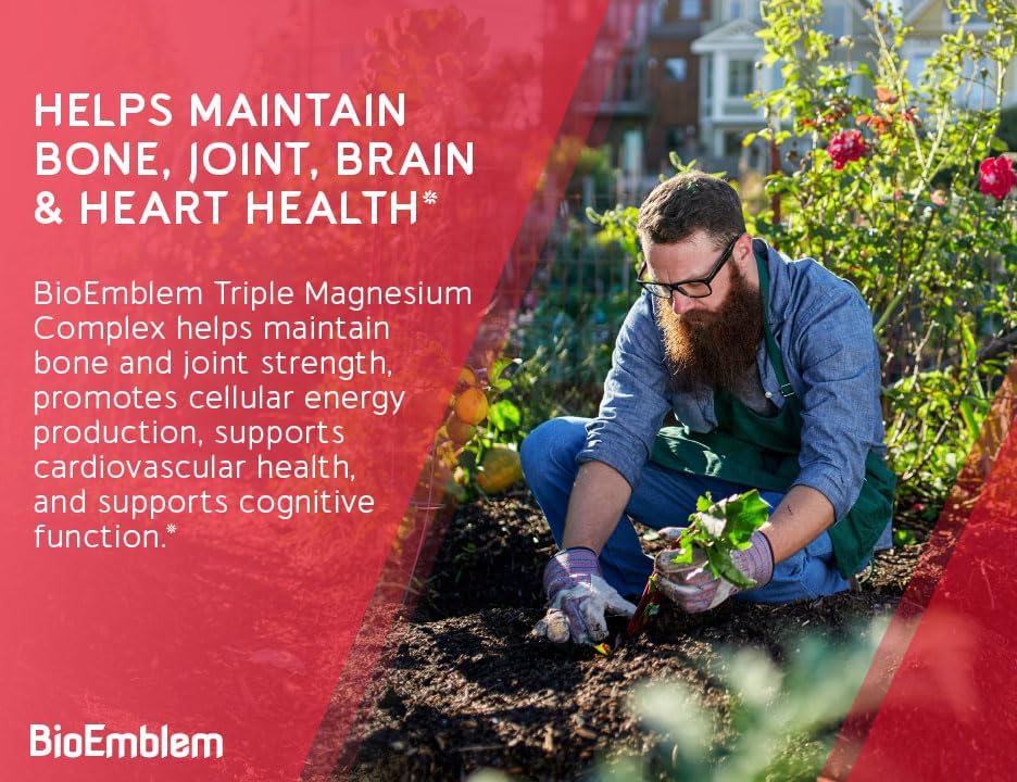 Triple Magnesium Complex Capsules for Daily Calm, Muscle & Energy Support
