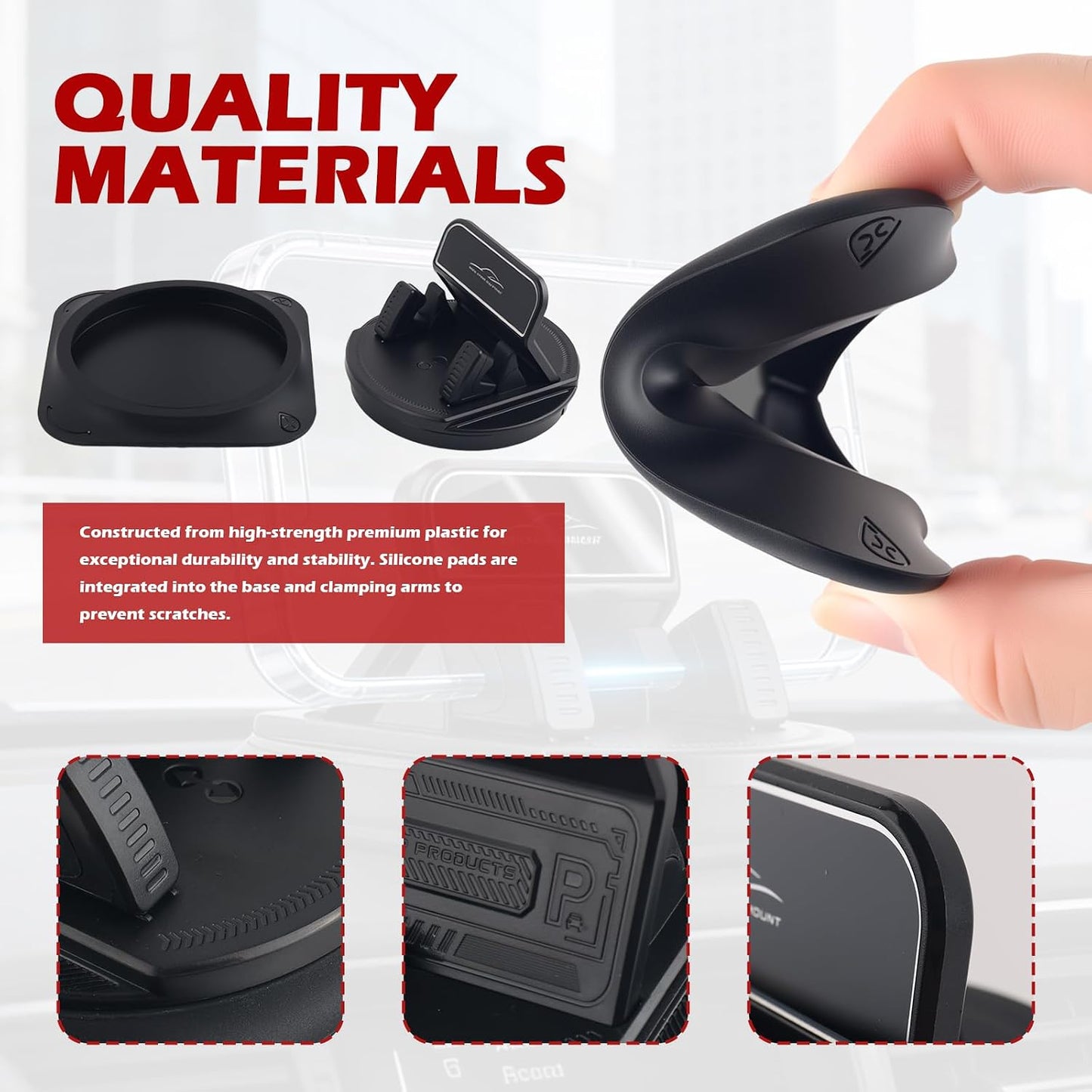 360° Rotatable Car Phone Mount – Ultra-Strong Suction For Shake-Free Navigation