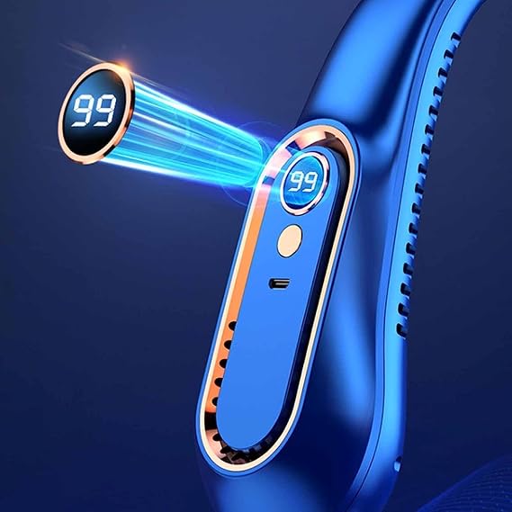Wearable Neck Fan – 4 Turbo Airflow Channels For Instant Hands-Free Cooling