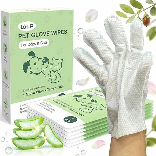 No-Rinse Pet Glove Wipes – The Fastest Way to Freshen Up Your Dog or Cat