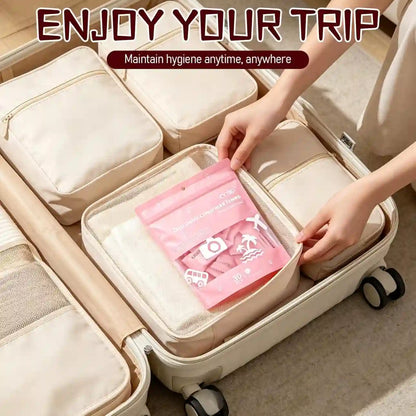 Big Extra-Thick Compressed Towels: Just Add Water For Instant Soft Cleansing Anywhere