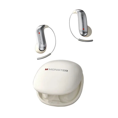 Bluetooth Headphones with Titanium Ear Hooks, Secure Fit & 145-Hour Battery Life