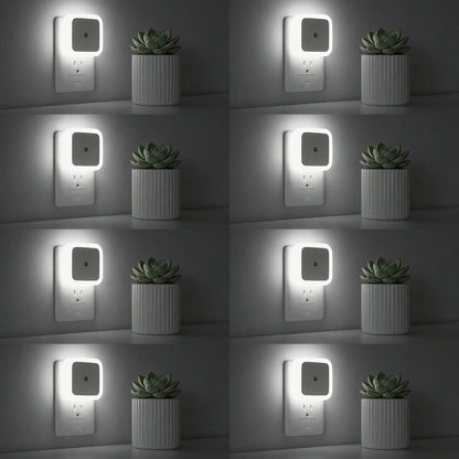 6 PCS LED Night Light – Dusk-To-Dawn Smart Sensor For Effortless Nighttime Safety