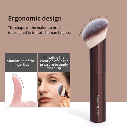 20-Piece Double-End Makeup Brush Set For A Smooth Full-Face Finish